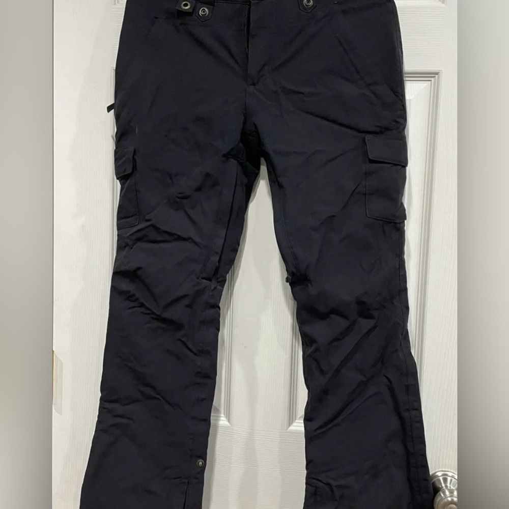 Bonfire Women’s XS Ski or Snowboard Pants Black Silver Collection EUC